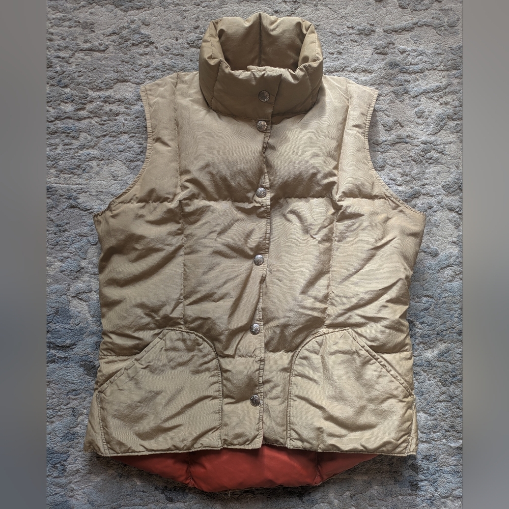 Sierra Designs quilted down vest VTG